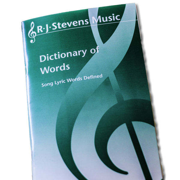 Dictionary of Words R. J. Stevens Music