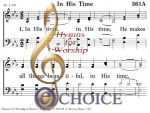IN HIS TIME-A | R. J. Stevens Music