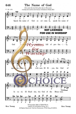 THE NAME OF GOD | R. J. Stevens Music