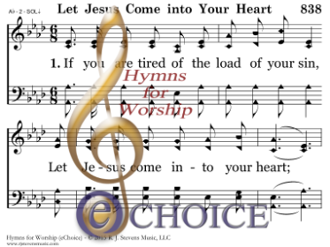 LET JESUS COME INTO YOUR HEART | R. J. Stevens Music