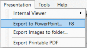 Export to PowerPoint