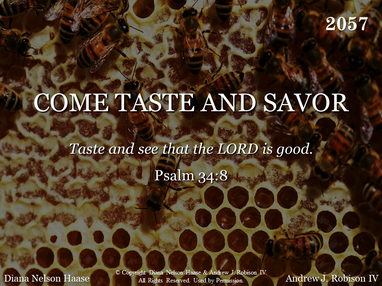 COME TASTE AND SAVOR