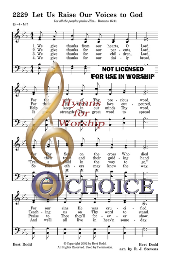 LET US RAISE OUR VOICES TO GOD - Image 3