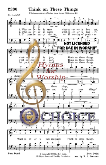 THINK ON THESE THINGS - Image 3