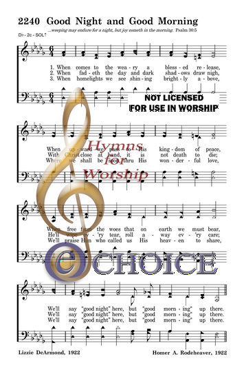 GOOD NIGHT AND GOOD MORNING - Image 3