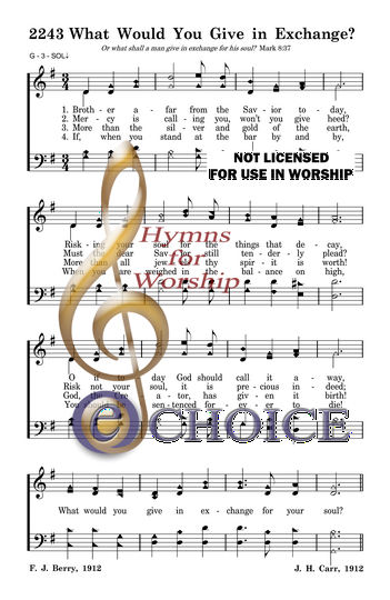 WHAT WOULD YOU GIVE IN EXCHANGE - Image 3