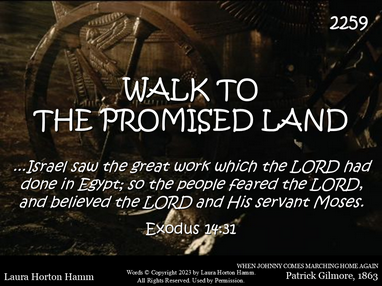 WALK TO THE PROMISED LAND