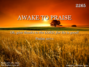 AWAKE TO PRAISE