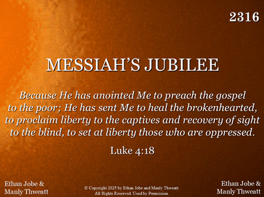 MESSIAH'S JUBILEE