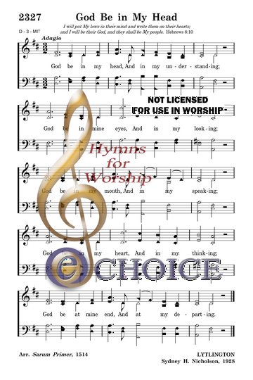 GOD BE IN MY HEAD - Image 3