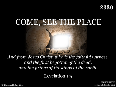 COME, SEE THE PLACE